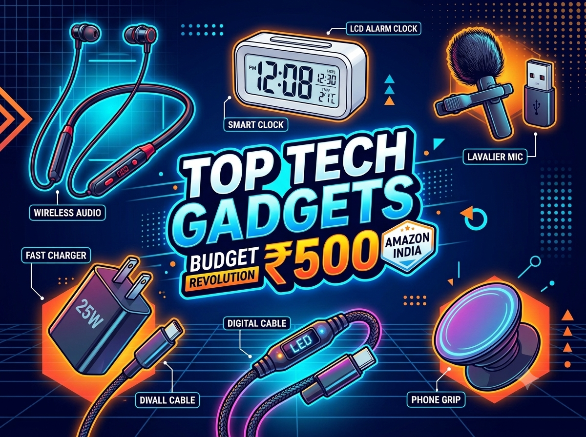 Best Tech Gadgets Under ₹500 on Amazon (2026 Edition)